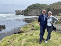 Blick auf Muriwai-Beach