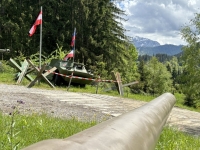 Kanonengalerie mit Blick Richtung Slowenien