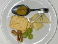 Dessert-Käse-und-Crackers