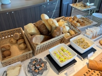 Frühstück-Brotbuffet