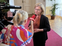 Klimaschutzministerin Leonore Gewessler im ORF-Seitenblicke Interview