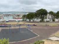 2024-06-30-Jersey-Blick-vom-Fort-Regent-auf-den-Hafen