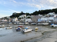 2024-07-04-Jersey-St-Aubin-Restaurant-The-Boat-House-Abendessen-Hafen-bei-Ebbe