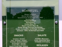 Welser Schnitzelland Preisliste