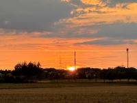 Herrlicher Sonnenuntergang