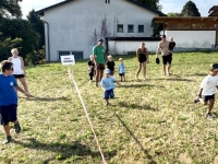 Jonas beim 60-Meter Lauf