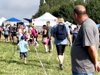 Jonas beim 60-Meter Lauf