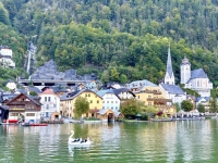 Vorbeifahrt an Hallstatt Markt