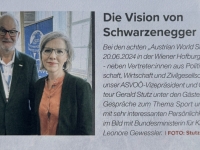 2024 07 10 ASVOÖ-Informer 2024 Nr. 2 Austria World Summit mit Ministerin Leonore Gewessler
