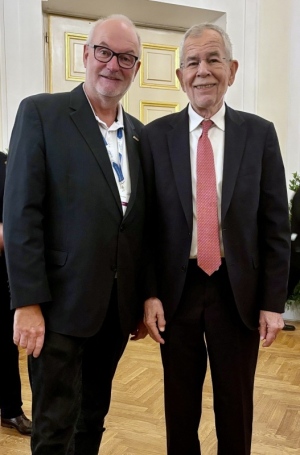 2024 06 20 Alexander Van der Bellen, Dr.  Bundespräsident  beim Austria World Summit 2024 Wiener Hofburg