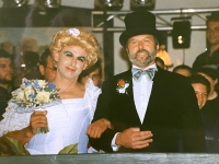 1996 08 03 Schildorn Hochzeit Moser Alex und Irene SZ Ried mit SZ Neumarkt